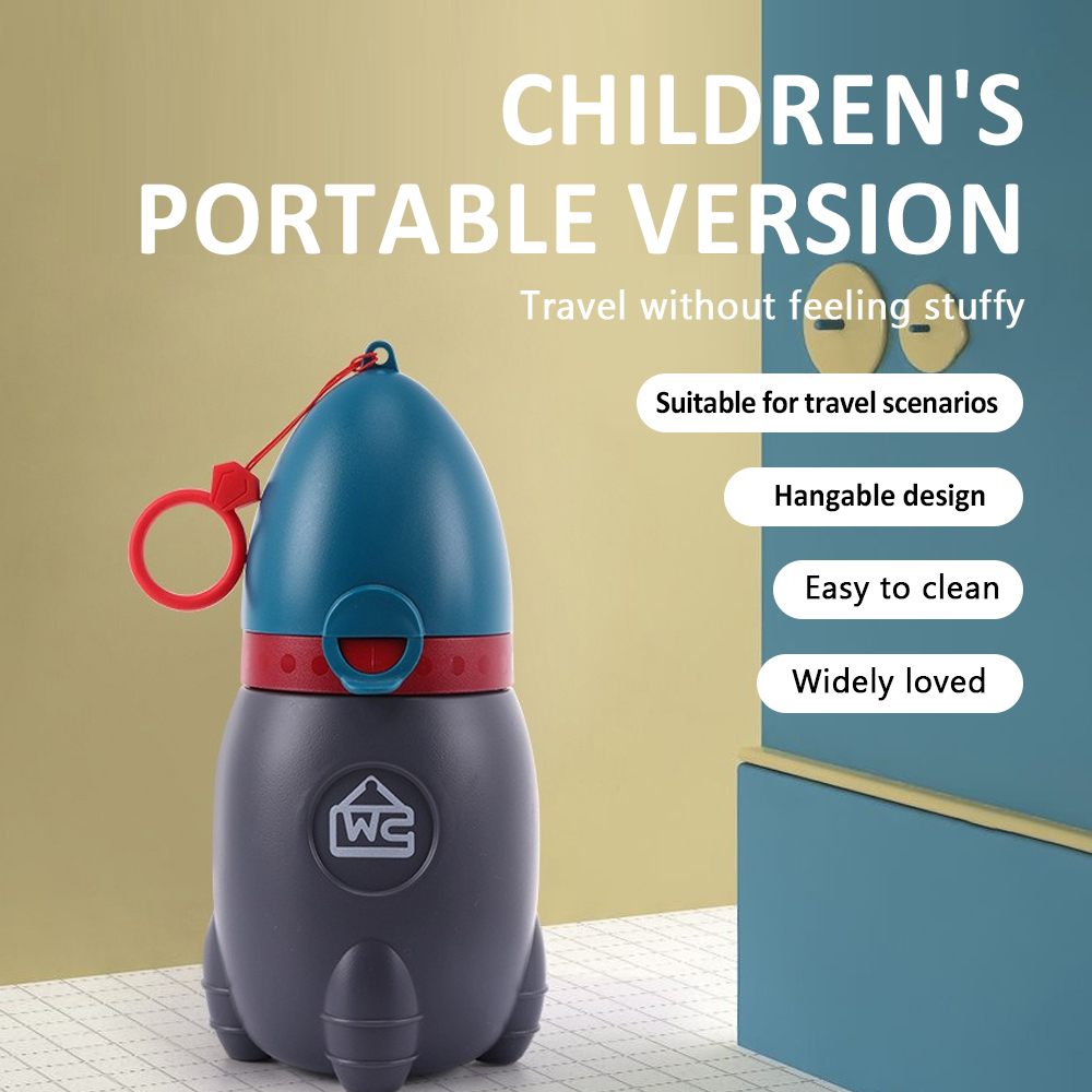 Kids Outdoor Urinal - مرحاض محمول للأطفال على شكل صاروخ