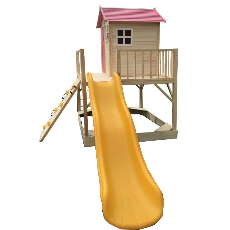 Kids Outdoor Treehouse - سجل أطفال، منزل لعب كبير، بيت