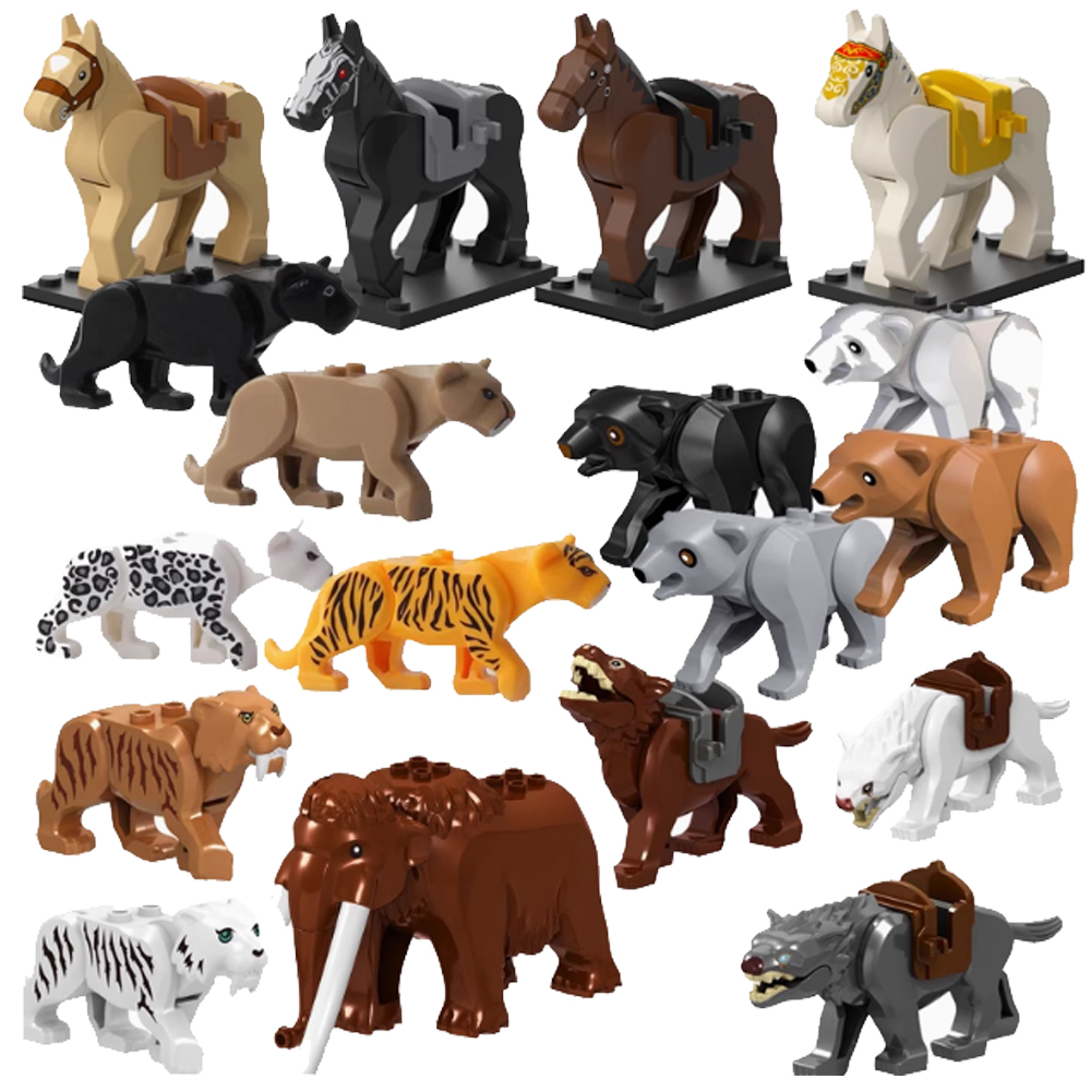 Lego Set Creator - MOC مدينة الحيوان اللبنات الماعز الفيل