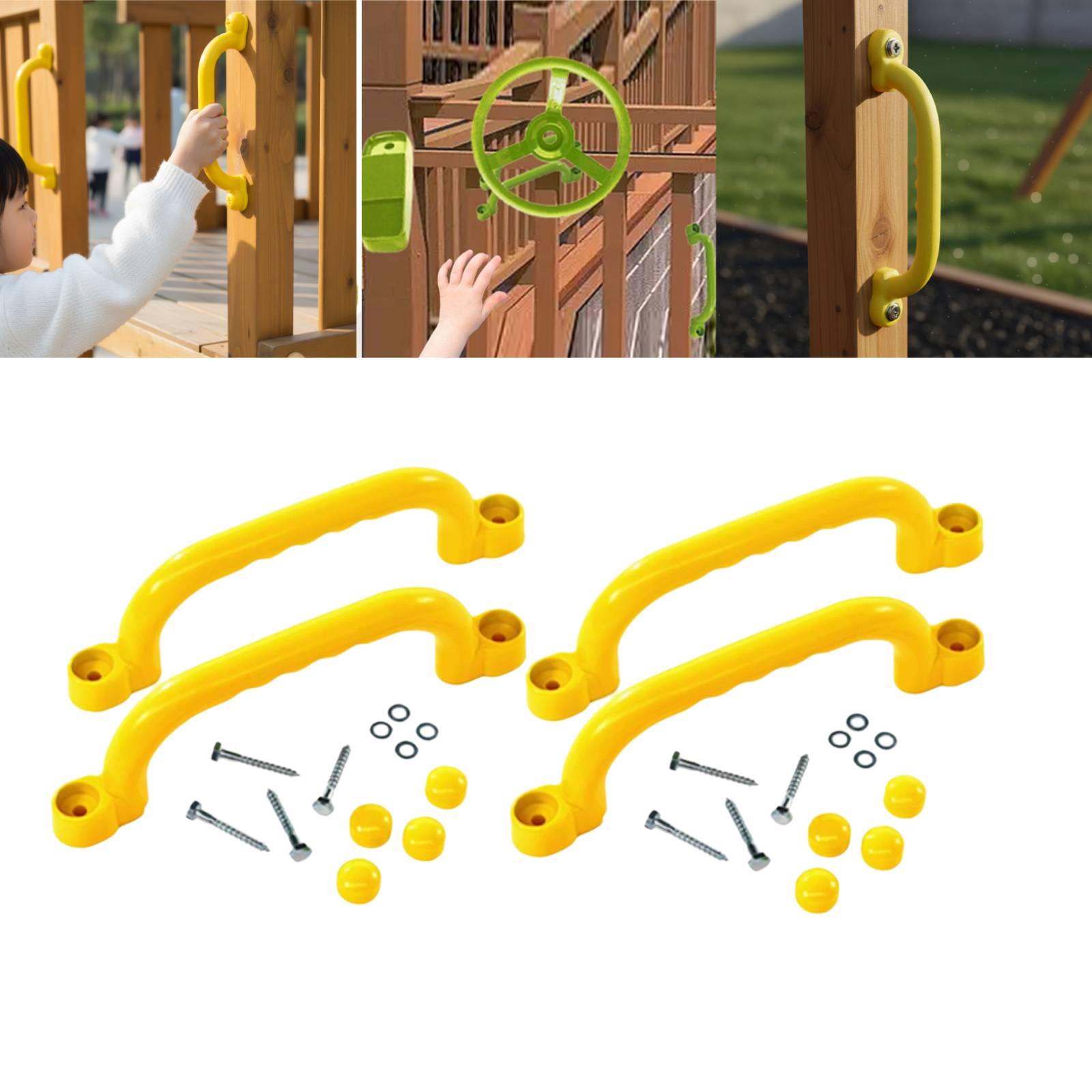 Kids Outdoor Treehouse - مقابض تسلق خارجية ناعمة وآمنة، أدوات