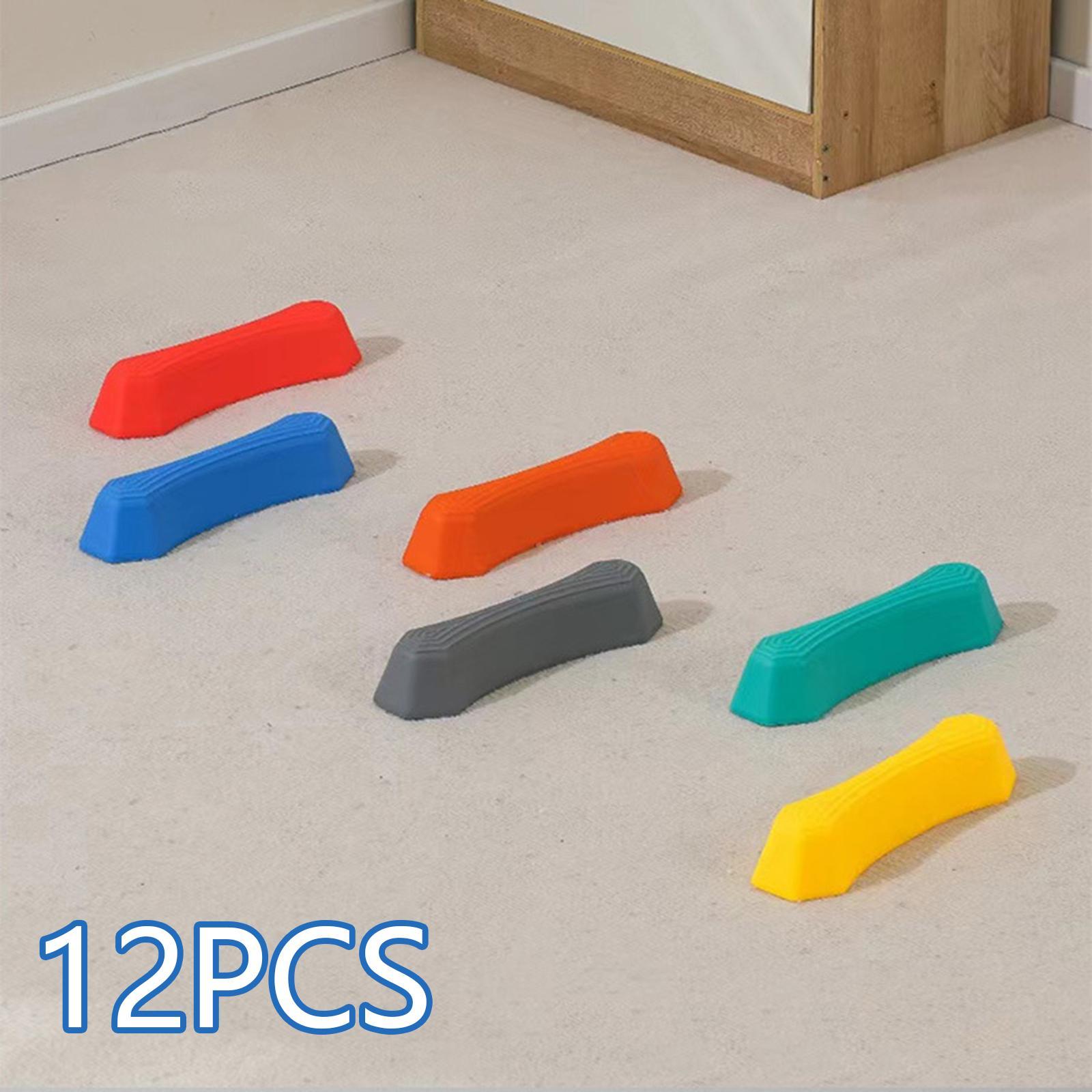 Kids Outdoor Balance Beam - أحجار توازن ملونة للاستخدام الداخلي والخارجي،