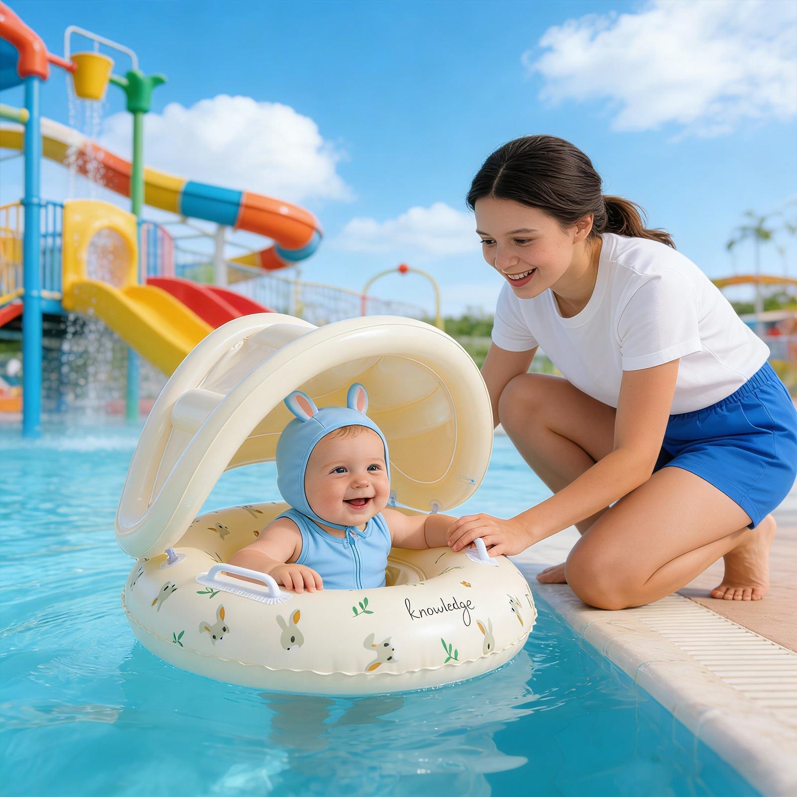 عوامة سباحة للأطفال قابلة للإز - مراجعة Kids Outdoor Activity Centre وسعره