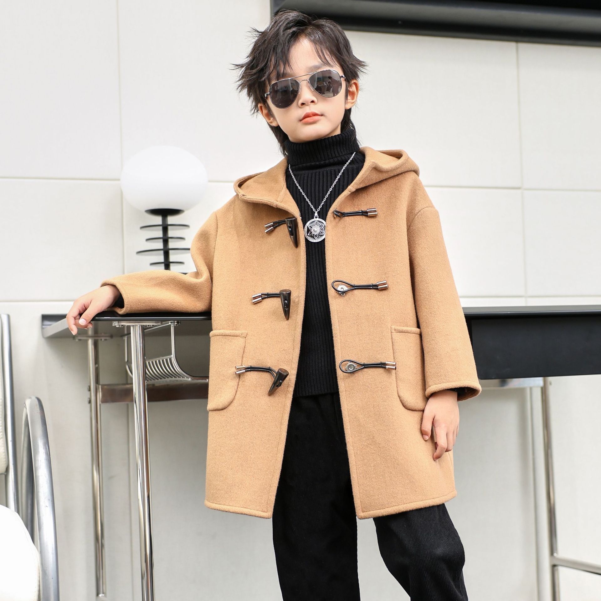 معطف صوفي للأطفال ، سترة طويلة - مراجعة Kids Outdoor Jacket وسعره
