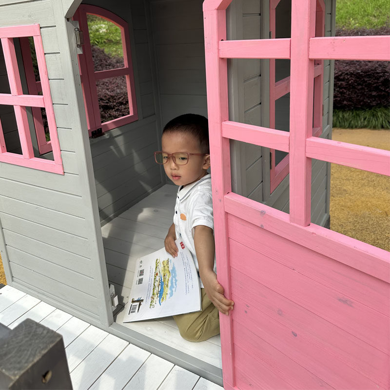 منزل لعب خشبي كبير للأطفال في  - مراجعة Kids Outdoor Treehouse وسعره
