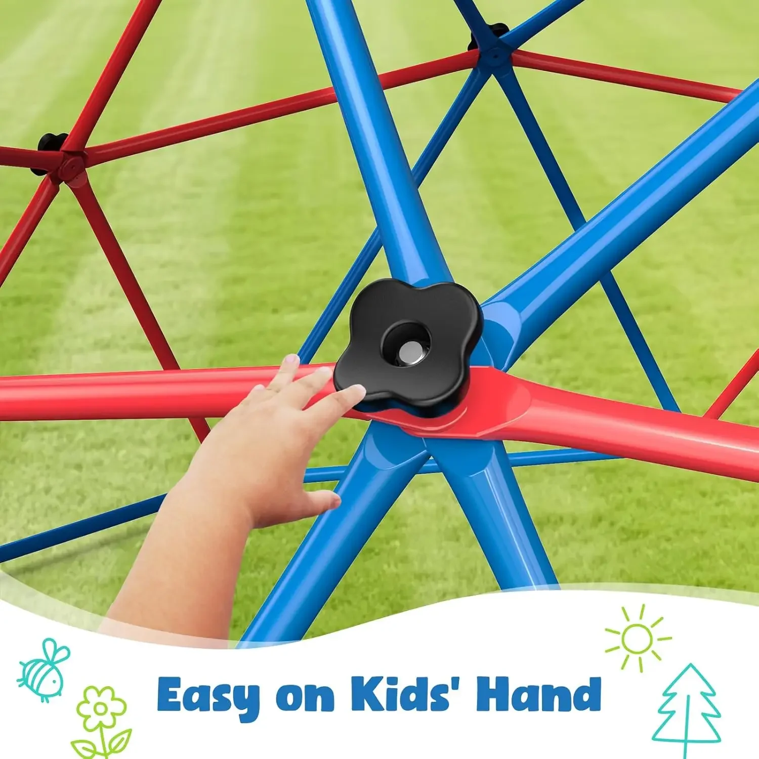 مجموعة ألعاب التسلق والتأرجح ه - مراجعة Kids Outdoor Climbing Dome وسعره