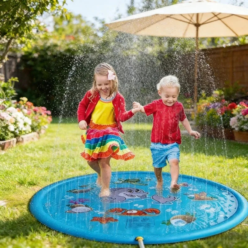 سجادة رش الماء الصيفية للأطفال - مراجعة Kids Outdoor Lounge Set وسعره