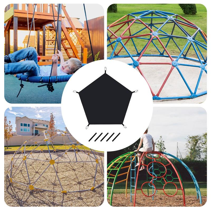 أرجوحة تسلق مع حلقات وأشرطة مت - مراجعة Kids Outdoor Climbing Dome وسعره