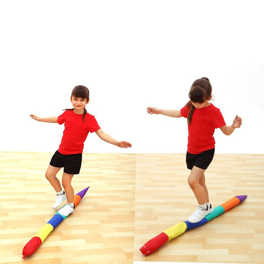 لعبة توازن للأطفال على شكل يرق - مراجعة Kids Outdoor Balance Beam وسعره