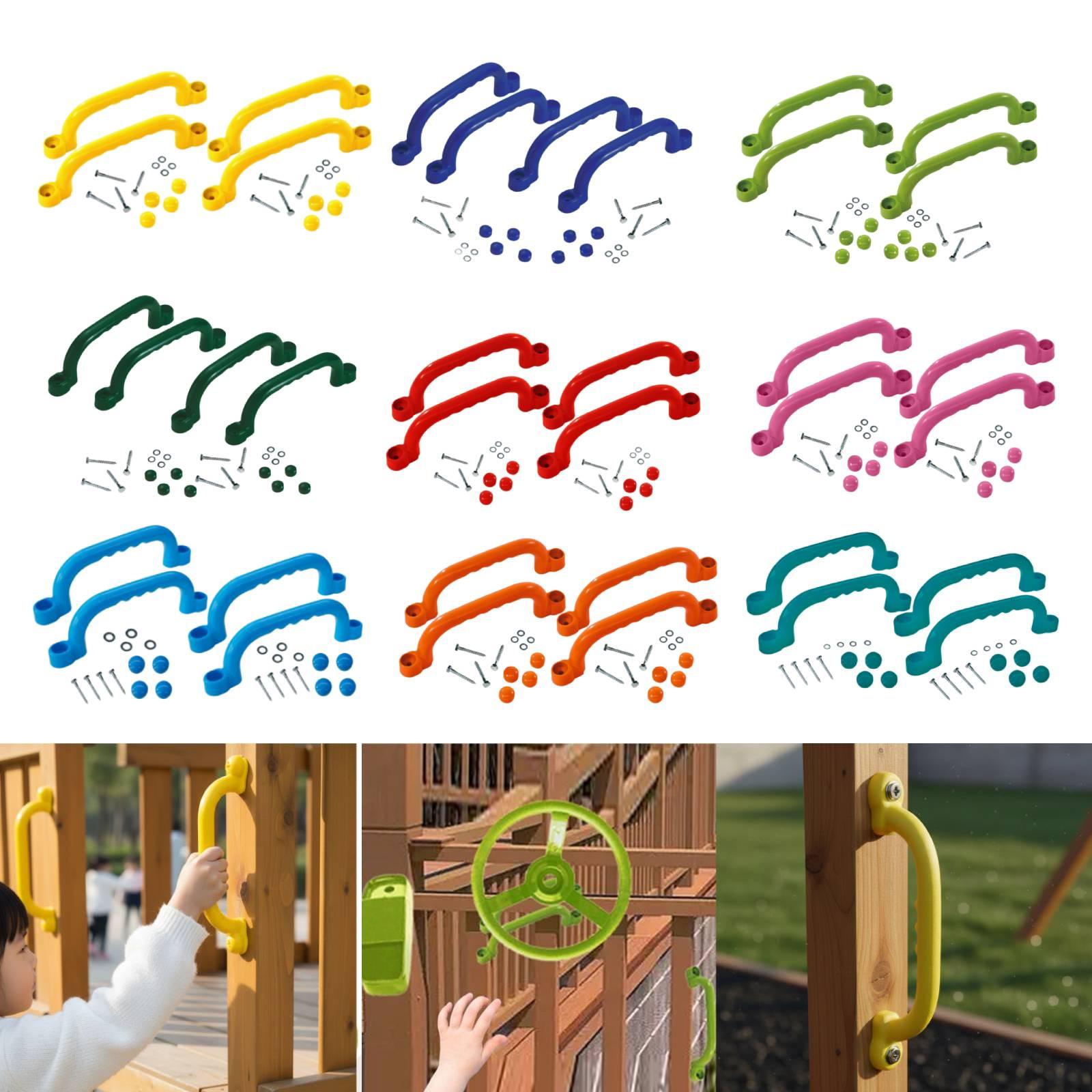 4 مقابض تسلق سهلة التركيب، ملح - مراجعة Kids Outdoor Treehouse وسعره