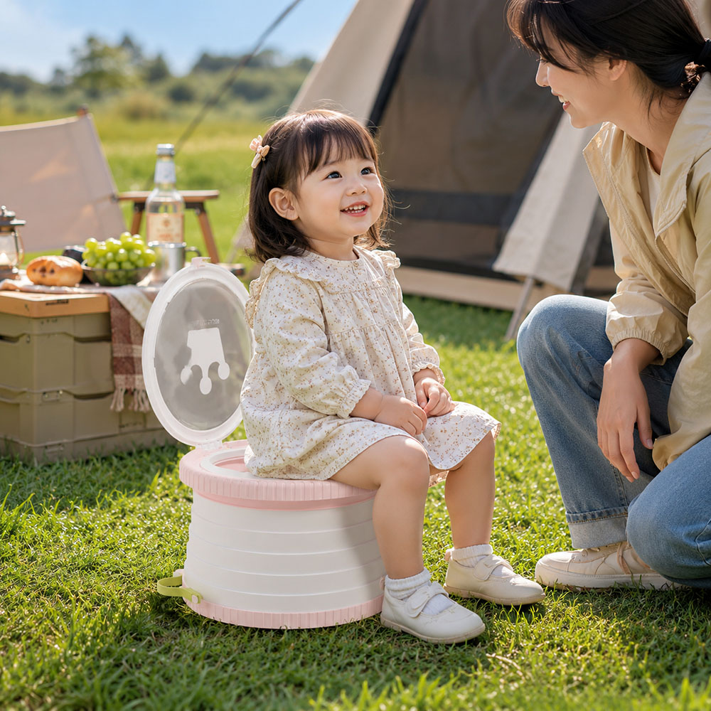 مرحاض سفر محمول قابل للطي للأط - مراجعة Kids Outdoor Urinal وسعره