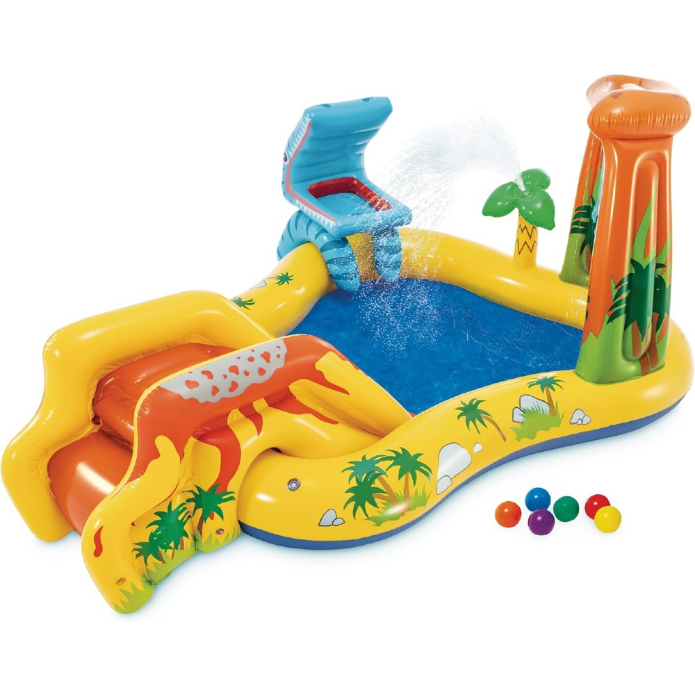 مركز ألعاب ديناصورات قابل للنف - مراجعة Kids Outdoor Activity Centre وسعره