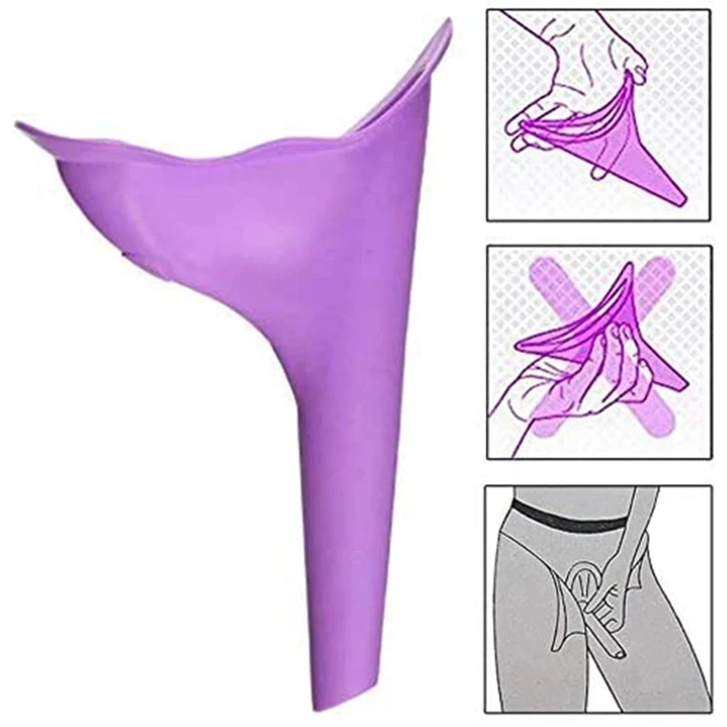 1-4 قطع زجاجة تبول محمولة بسعة - مراجعة Kids Outdoor Urinal وسعره