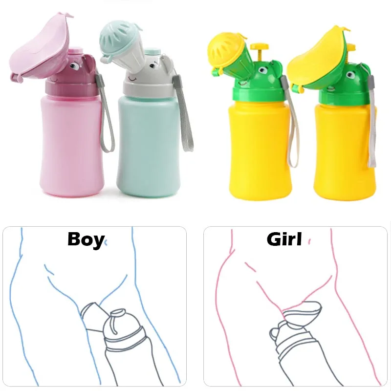 المرحاض زجاجة تبول الطوارئ الم - مراجعة Kids Outdoor Urinal وسعره