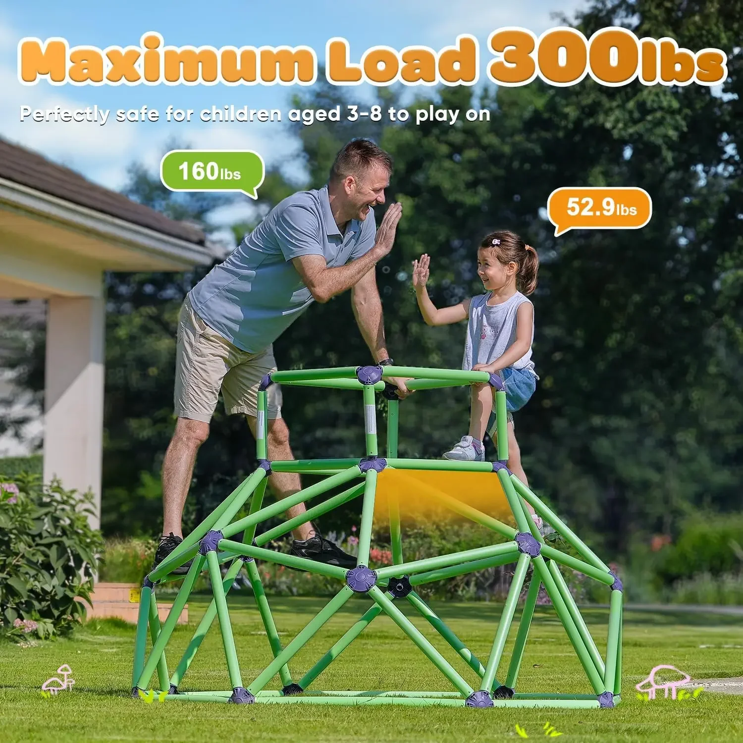 زوبابا قبة تسلق بقضبان القرود  - مراجعة Kids Outdoor Climbing Dome وسعره