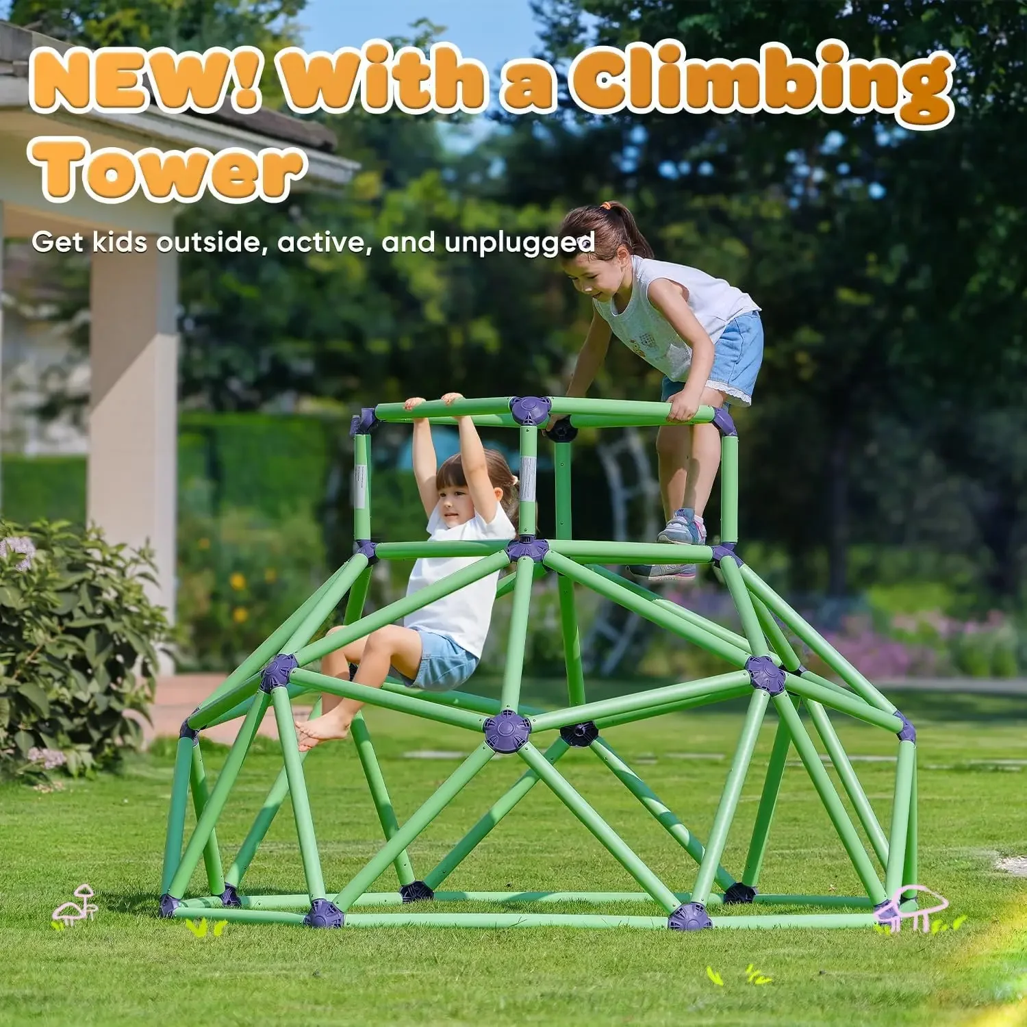 زوبابا قبة تسلق بقضبان القرود  - مراجعة Kids Outdoor Climbing Dome وسعره
