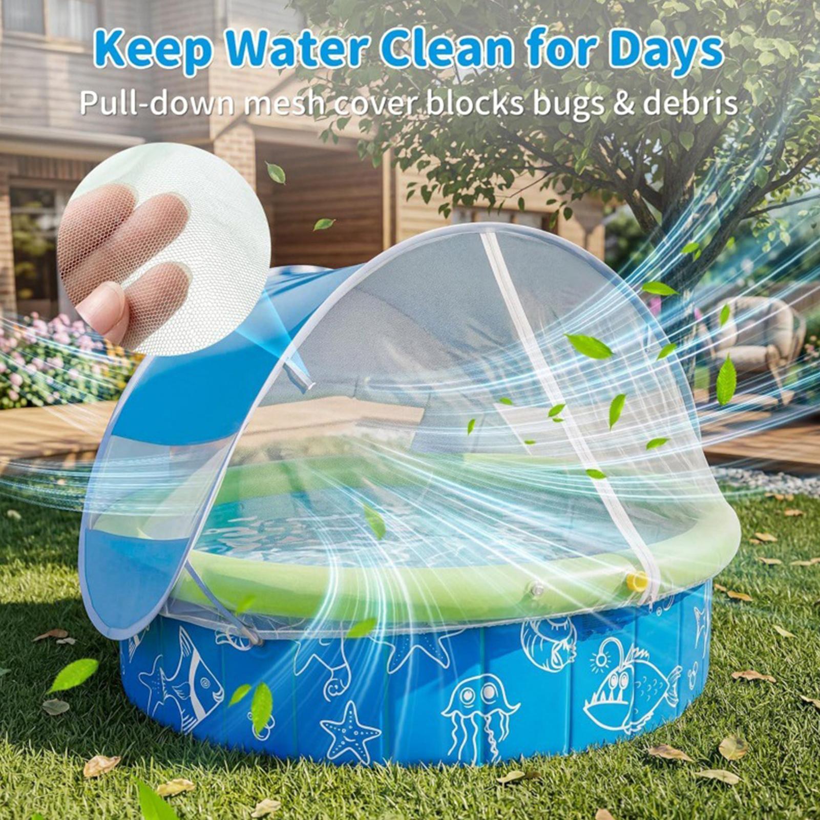 حوض سباحة للأطفال مع مظلة 120× - مراجعة Kids Outdoor Activity Centre وسعره