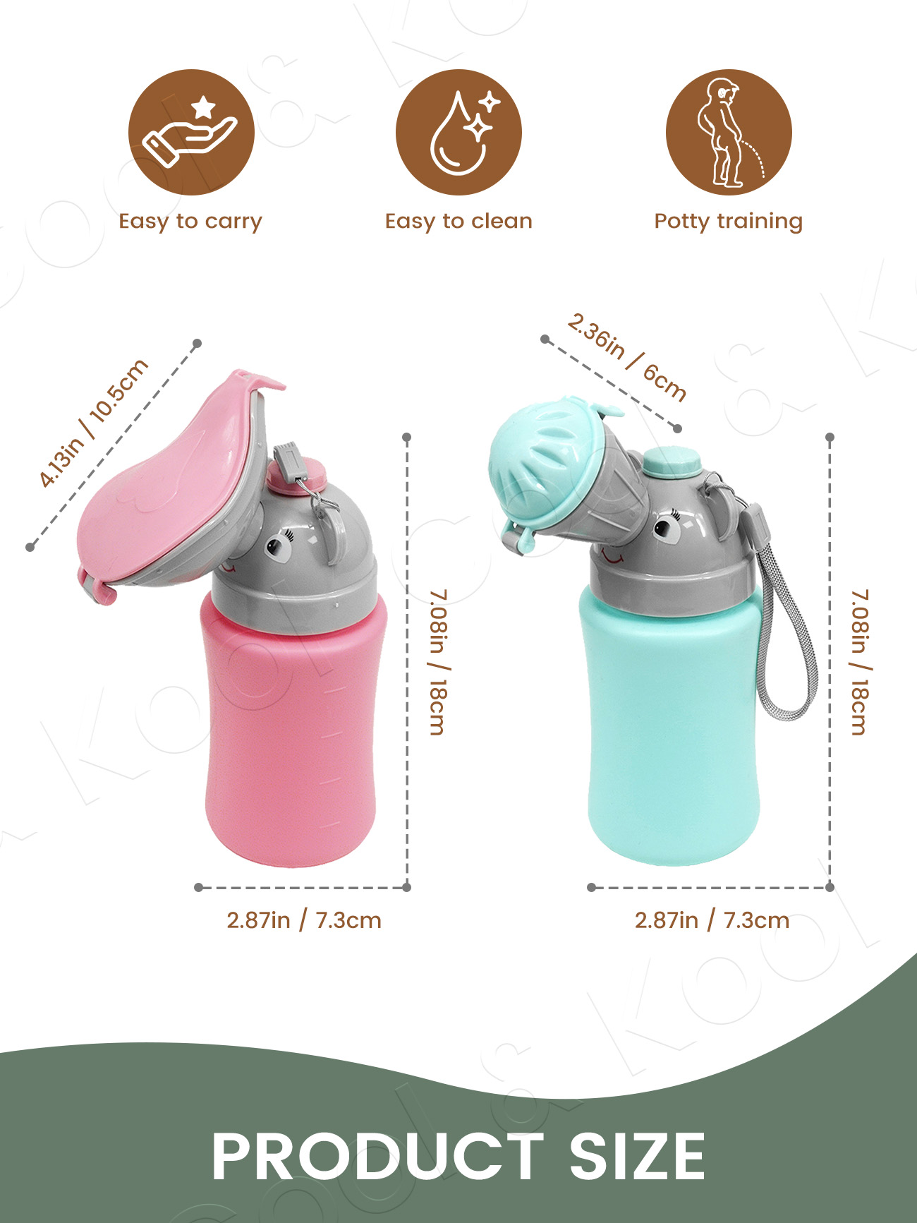 زجاجة تبول محمولة للأطفال، مان - مراجعة Kids Outdoor Urinal وسعره