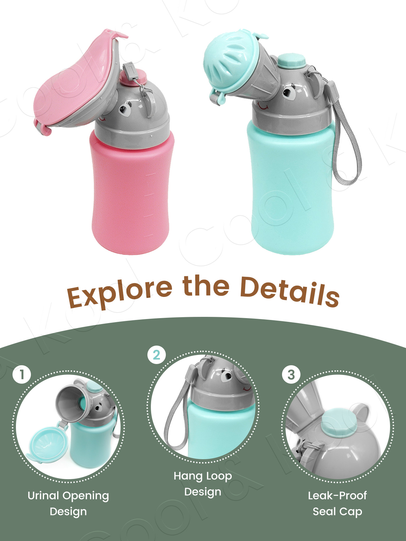 زجاجة تبول محمولة للأطفال، مان - مراجعة Kids Outdoor Urinal وسعره