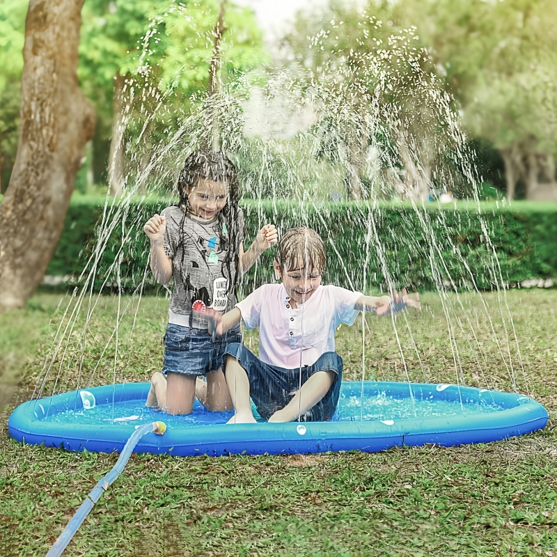 بساط رش ماء قابل للنفخ للأطفال - مراجعة Kids Outdoor Activity Centre وسعره